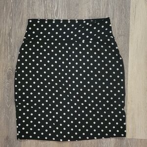 Polka Dot Mini Skirt